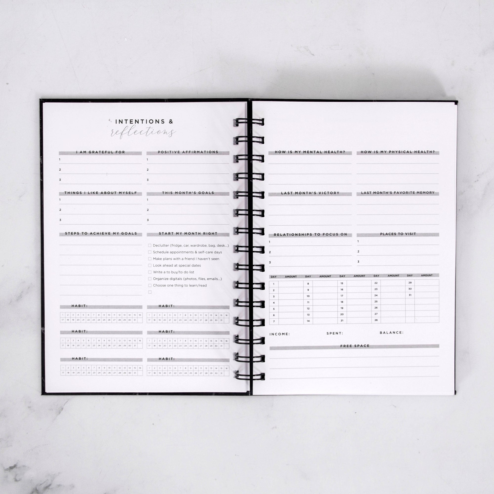 Am I Extra or Are You Basic? Foil Weekly Planner