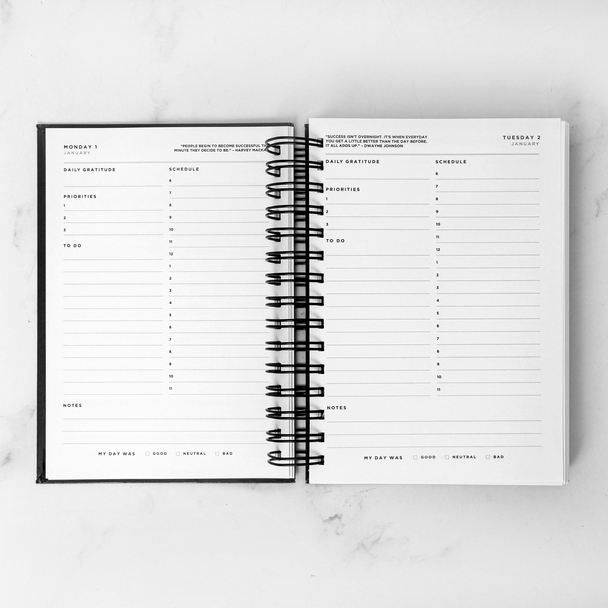 Major or Profession Foil Daily Planner