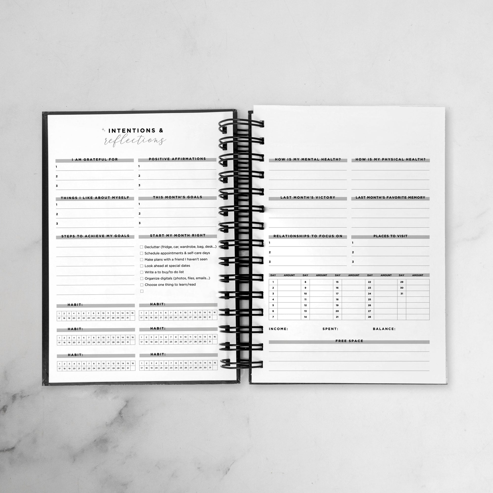 I Need Coffee Daily Planner