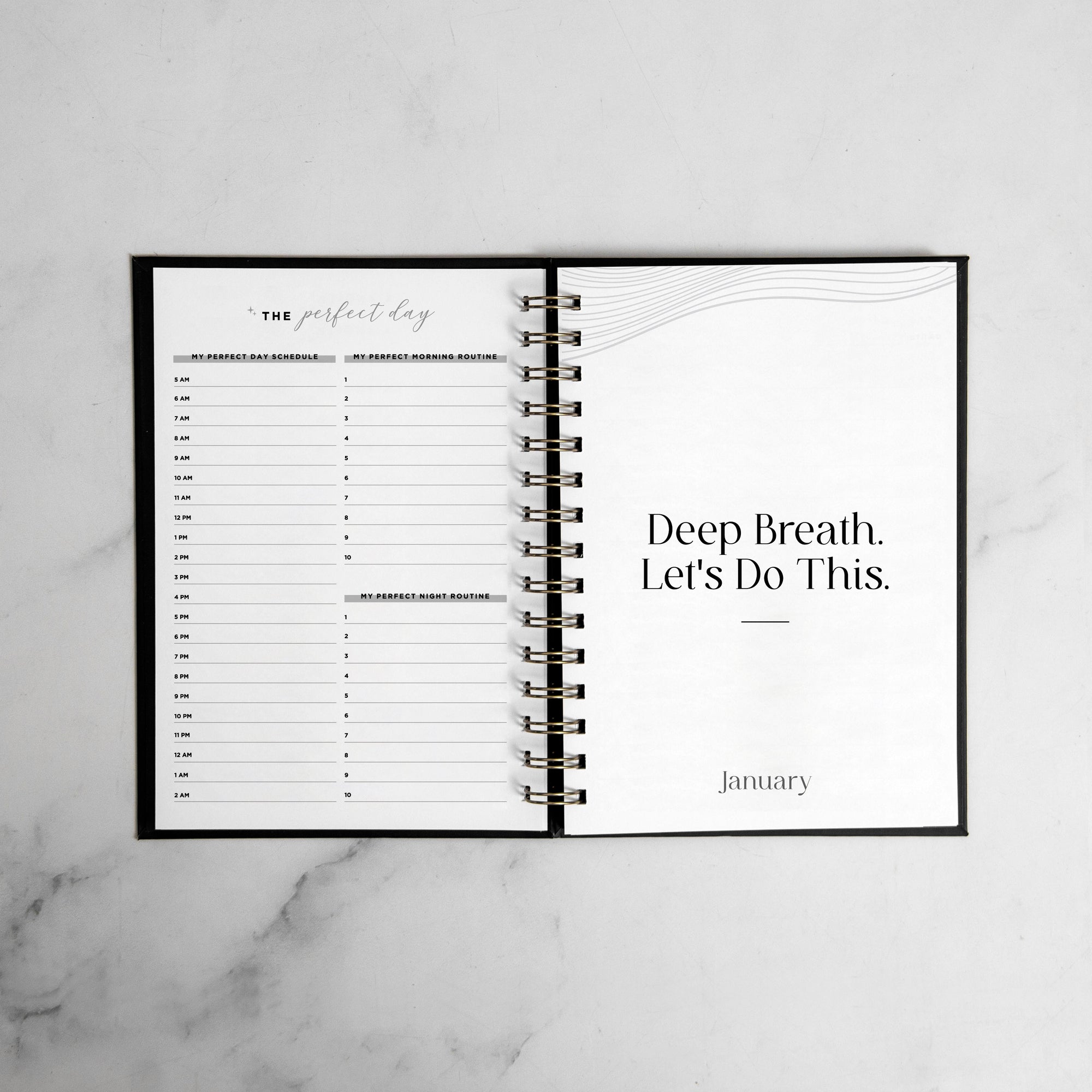 Bows Foil Weekly Planner