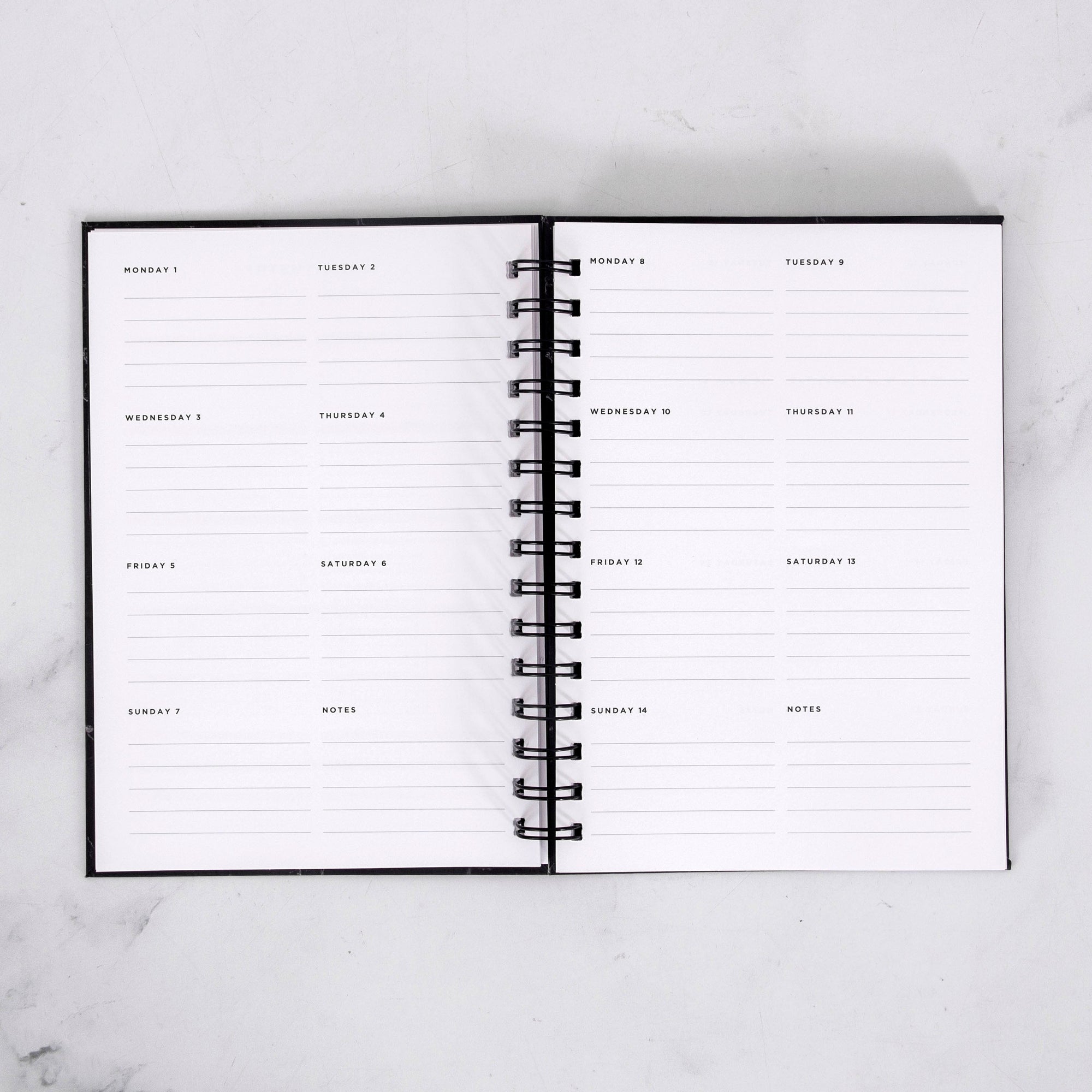 Overthinker Foil Weekly Planner