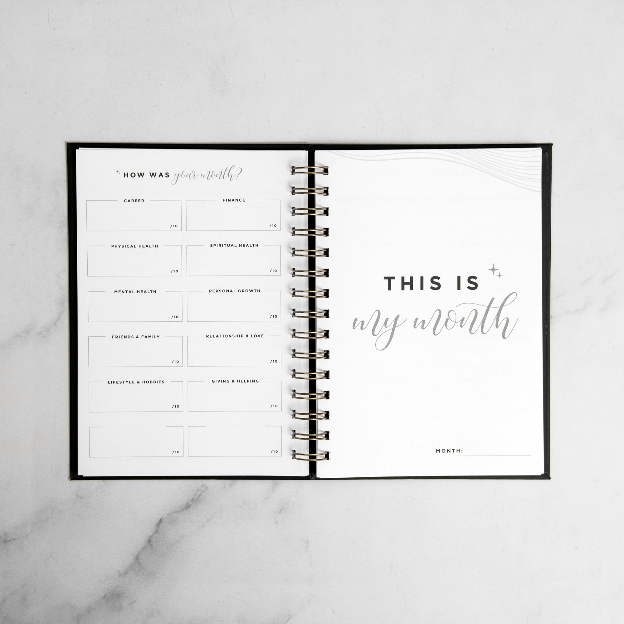 C’est La Vie Foil Undated Planner