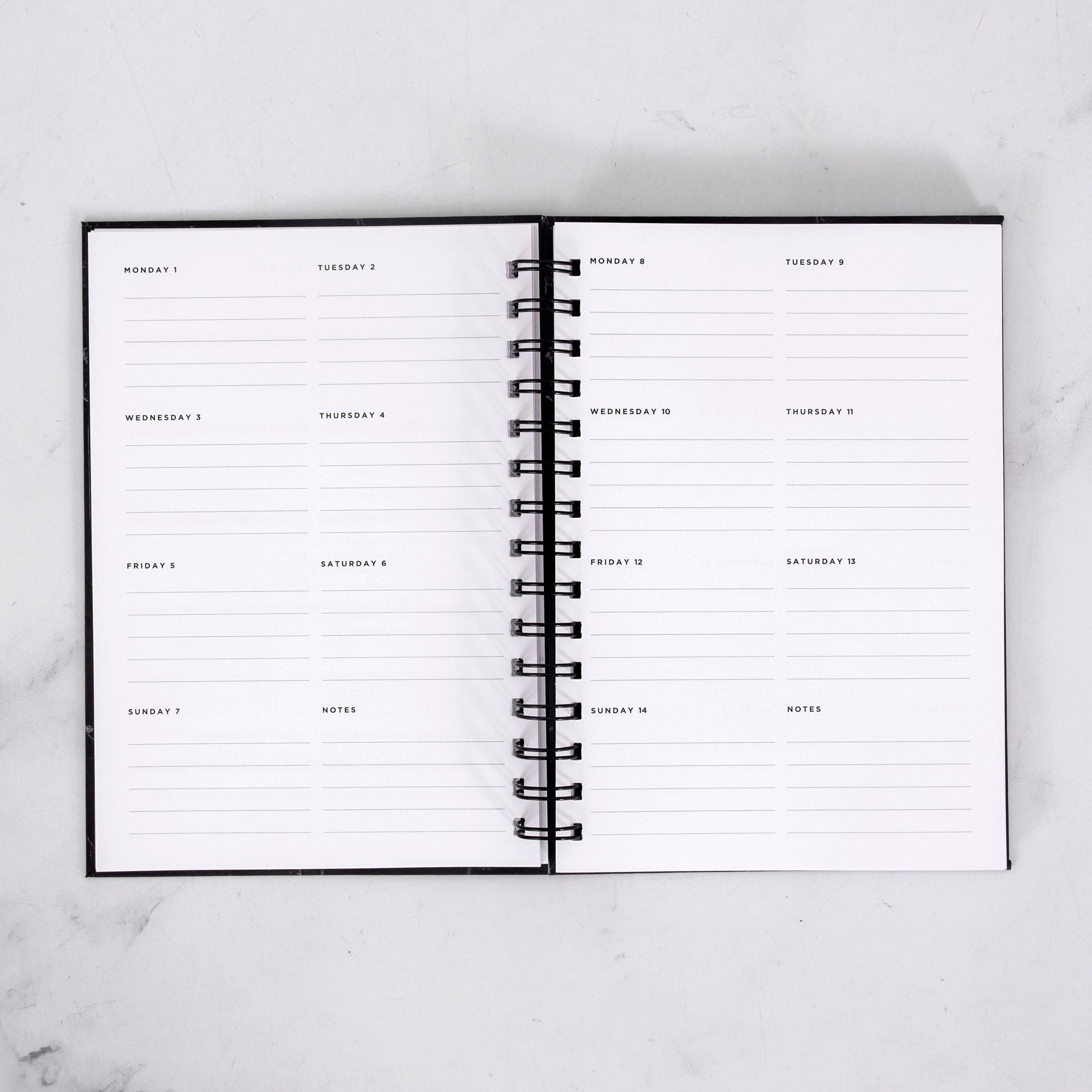 7ell 3anne  حل عني Foil Weekly Planner