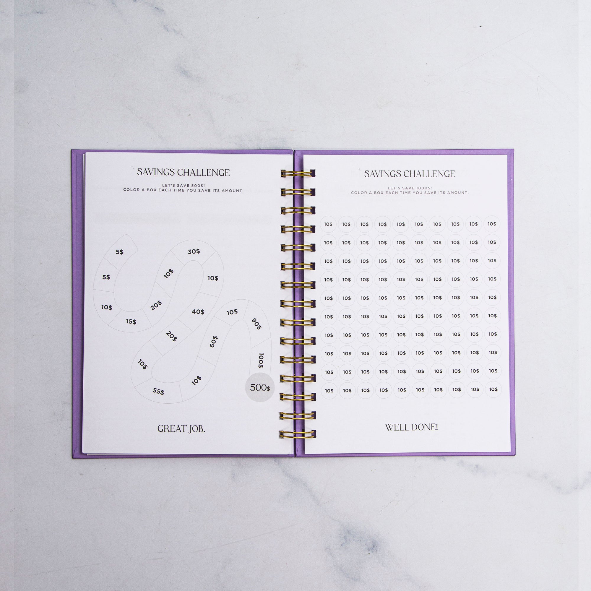 Any Script Quote Foil Budget Planner