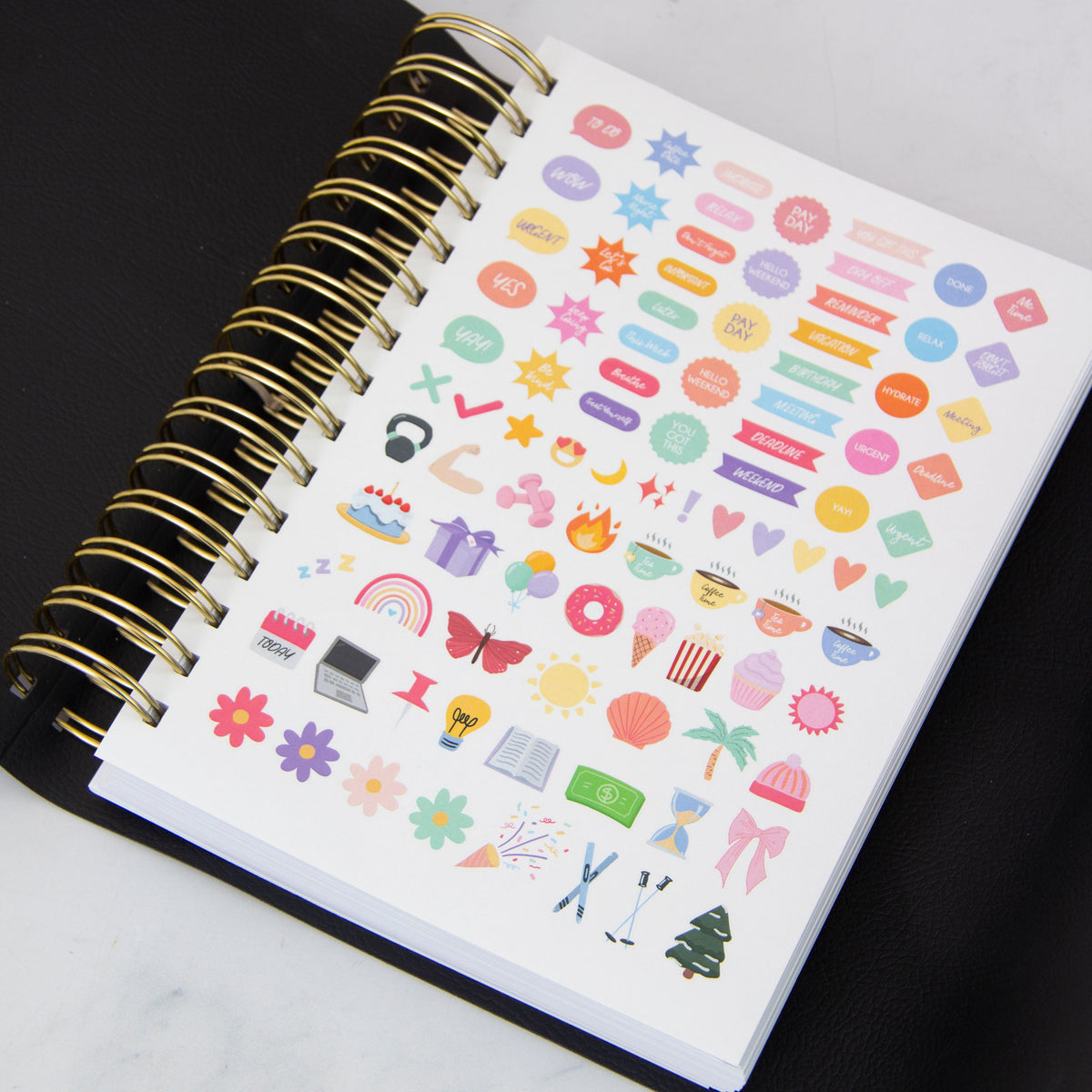Daily Planner Vegan Leather Wrap