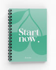 Start Now - Cherry Lined Notebook