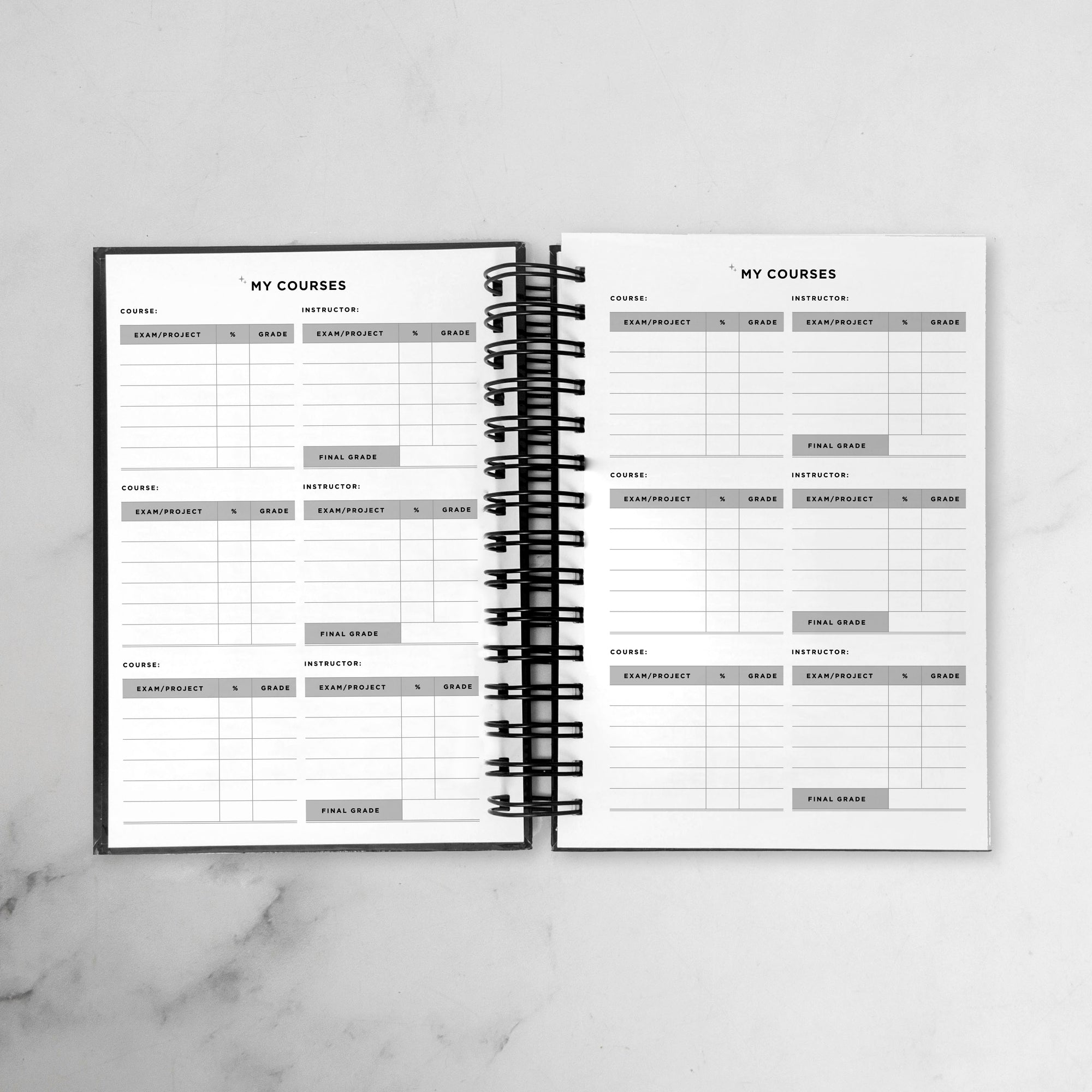 Architecture Foil Academic Planner