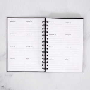 Classy Initial Weekly Planner