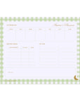 Gingham Compact Student Weekly Desk Planner