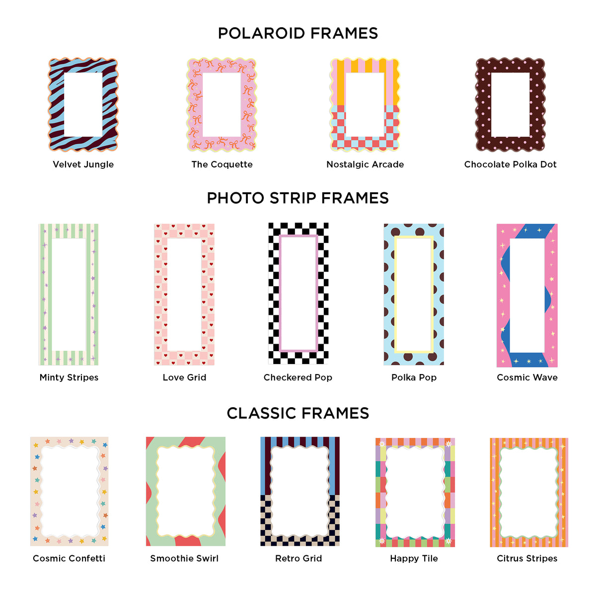 Bundle of Three - Frame Magnet