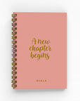 A New Chapter Begins Foil Weekly Planner