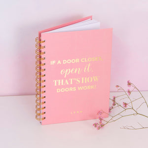 Any Quote Foil Undated Planner