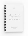 Any Wedding Quote Foil Lined Notebook