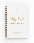 Any Wedding Quote Foil Lined Notebook