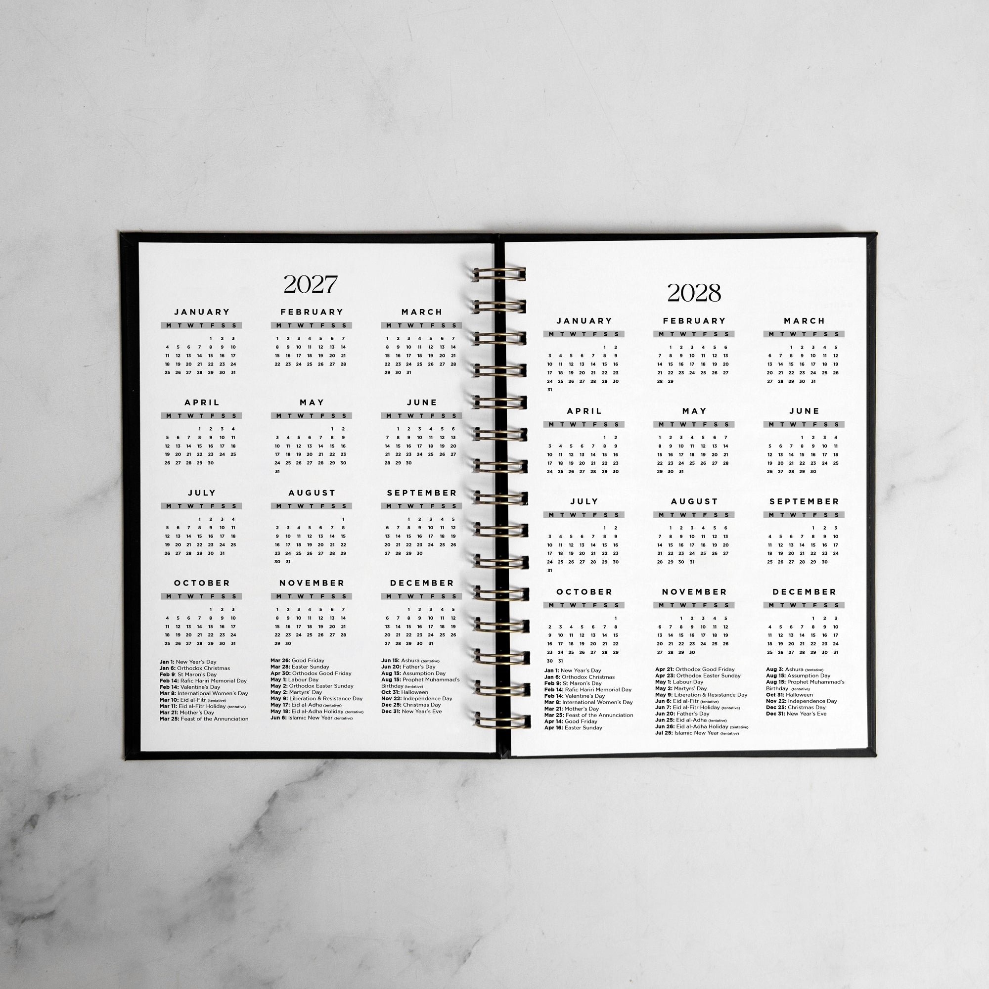 Add Your Logo Weekly Appointment Book