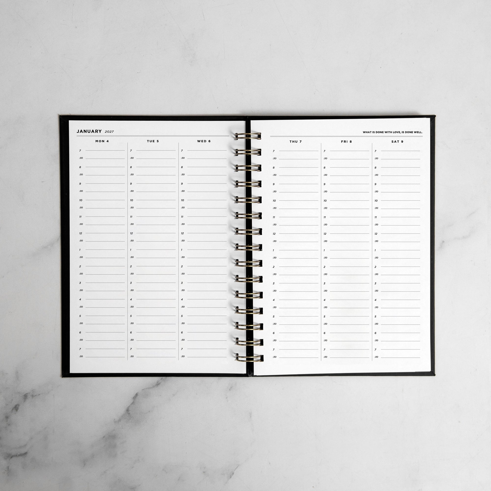 Add Your Logo Weekly Appointment Book