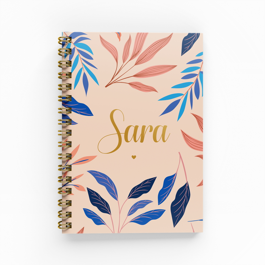 Autumn A6 Foil Lined Notebook