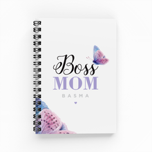 Load image into Gallery viewer, Boss Mom A6 Foil Lined Notebook
