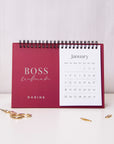 Boss Woman Foil Desk Calendar