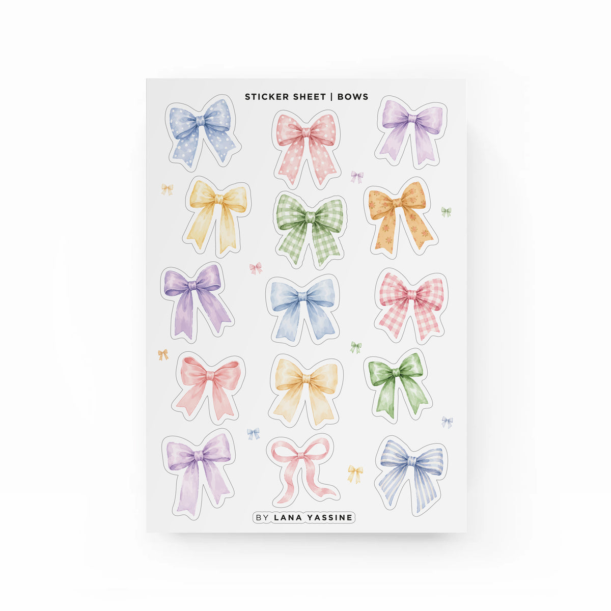 Bows Stickers - ستيكرات فيونكات