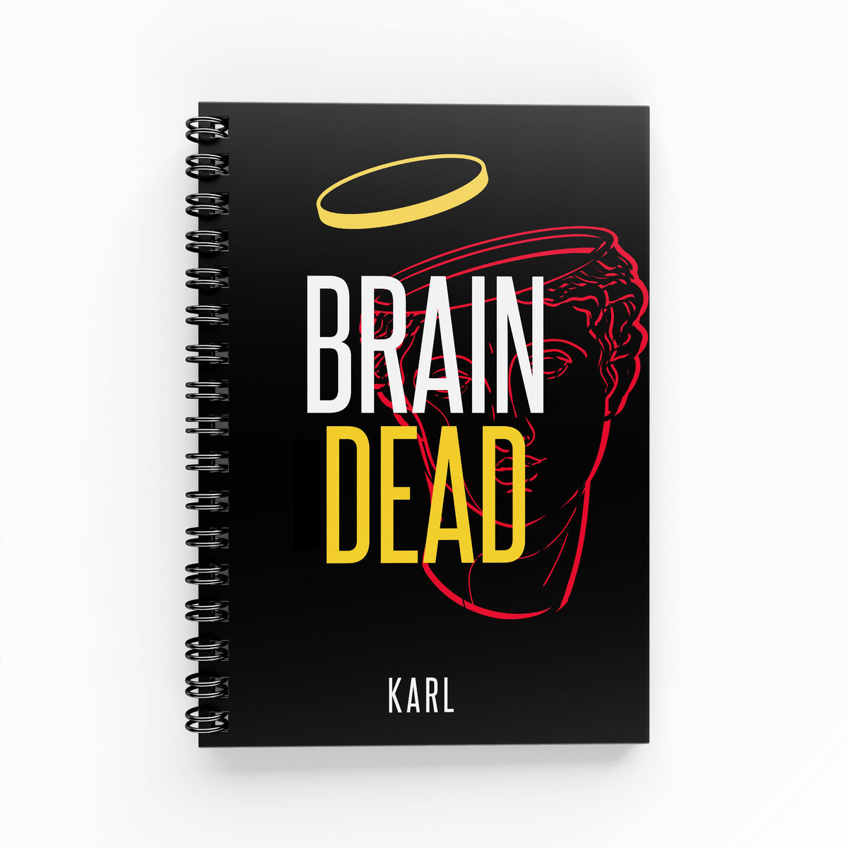 Brain Dead Lined Notebook