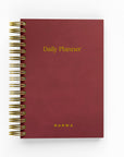 Simple Vegan Leather Foil Daily Planner