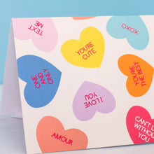 Load image into Gallery viewer, &quot;Candy Hearts&quot; Greeting Card
