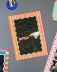 Citrus Stripes - Classic Frame Magnet