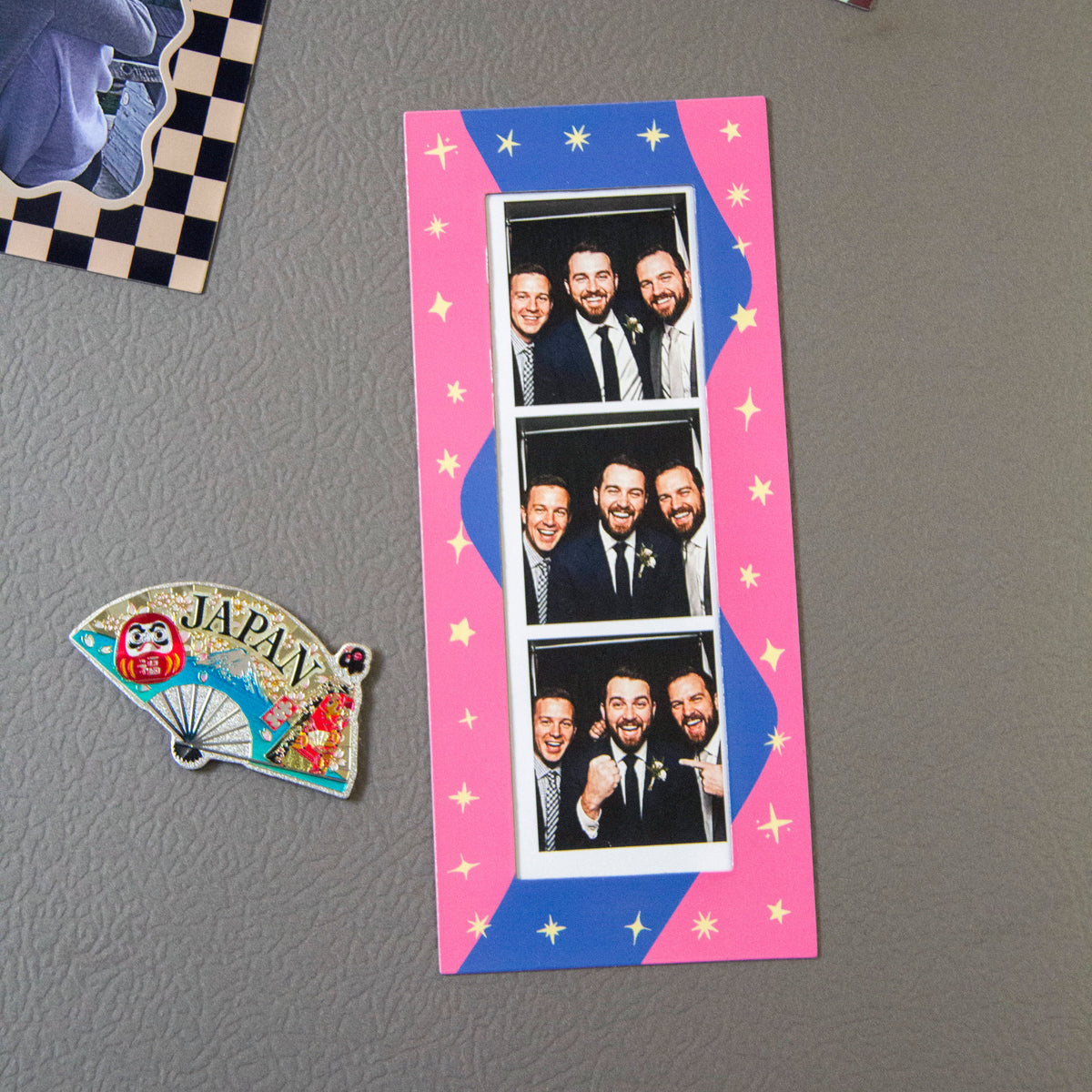 Cosmic Wave - Photo Strip Frame Magnet