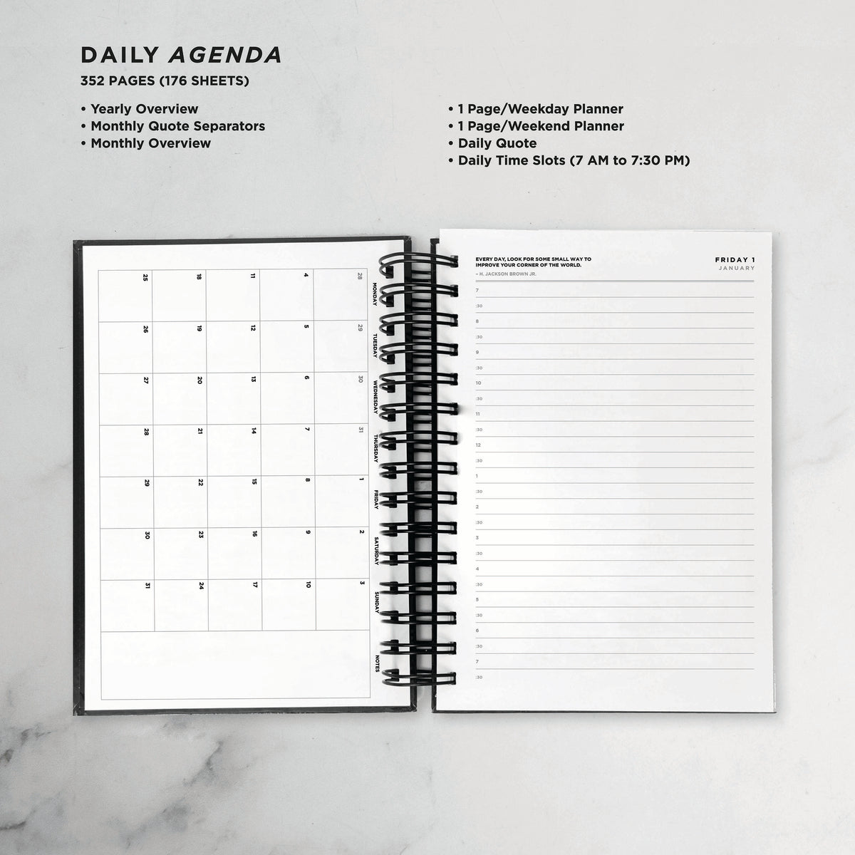 Any Bold Quote Daily Planner