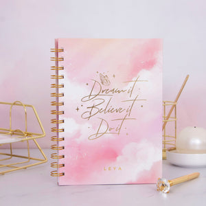 Dream It Foil Undated Planner