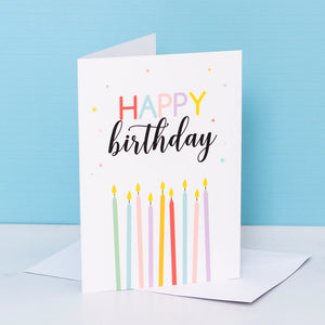 "Happy Birthday" Greeting Card