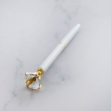 Load image into Gallery viewer, Diamond White &amp; Gold Pen
