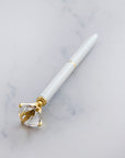 Diamond White & Gold Pen