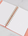 Lined Notebook Vegan Leather Wrap