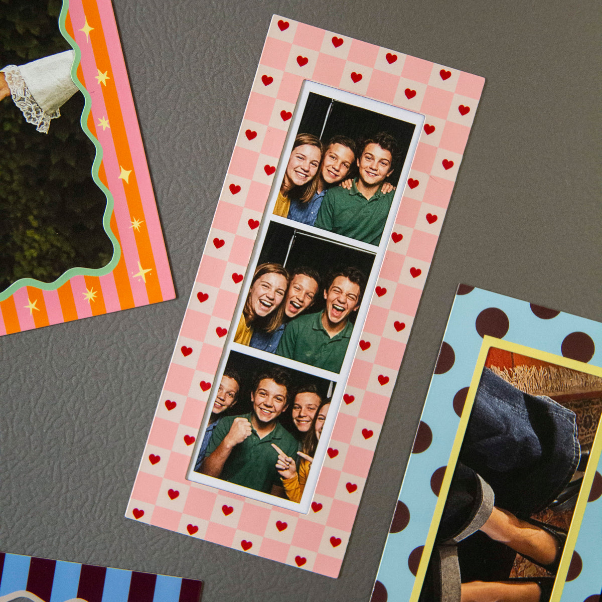 Love Grid - Photo Strip Frame Magnet