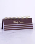 Coffee & Cream Foil Undated Weekly Planner