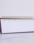 Coffee & Cream Foil Undated Weekly Planner