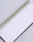 Coffee & Cream Foil Undated Weekly Planner