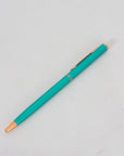 Metallic Turquoise Pen