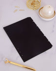 Black Binder Divider Tabs A5