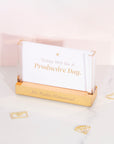 Affirmation Cards for Acrylic Gold Desk Stand