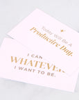 Affirmation Cards for Acrylic Gold Desk Stand