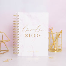Load image into Gallery viewer, Our Love Story Foil Scrapbook
