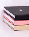 Any Name Pink Vegan Leather Lined Notebook