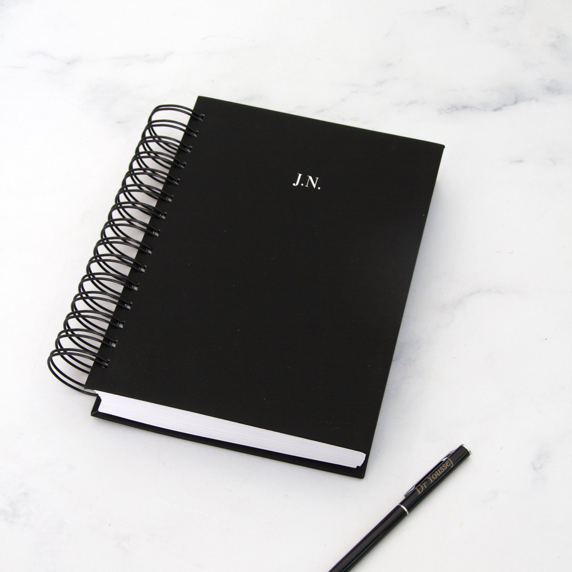 Initials Vegan Leather Foil Daily Planner