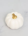 Three Mini Foam Pumpkin Decor