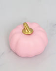 Three Mini Foam Pumpkin Decor