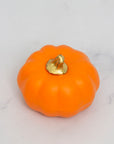 Three Mini Foam Pumpkin Decor