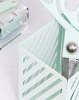 Metal Mint Pen Holder